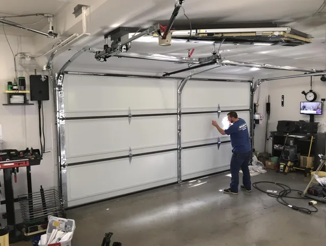 Professional garage door repair service by Marblehead Garage Door Repair in Marblehead