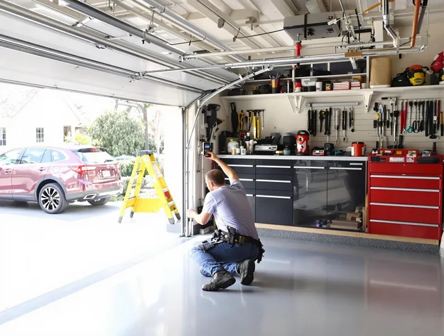 Local garage door repair service by Marblehead Garage Door Repair in Marblehead