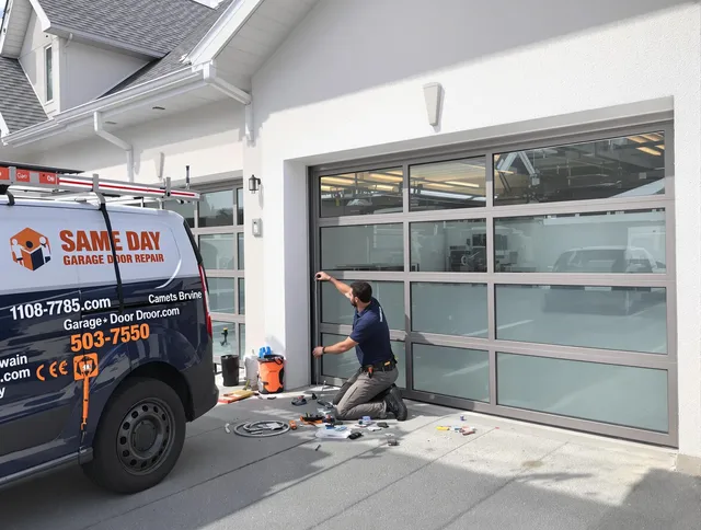 Same-day garage door repair service by Marblehead Garage Door Repair in Marblehead
