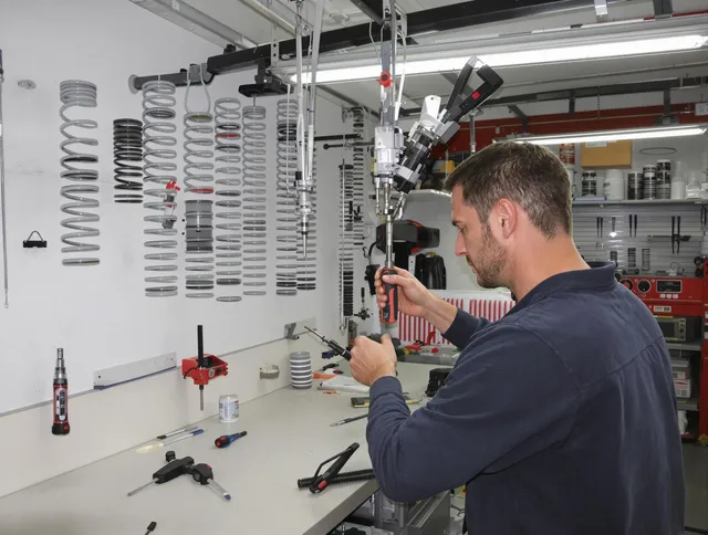 Marblehead Garage Door Repair safety certified technician performing precision spring replacement in Marblehead